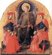 Fra Filippo Lippi St Lawrence Enthroned with Sts Cosmas and Damian,Other Saints and Donors china oil painting reproduction